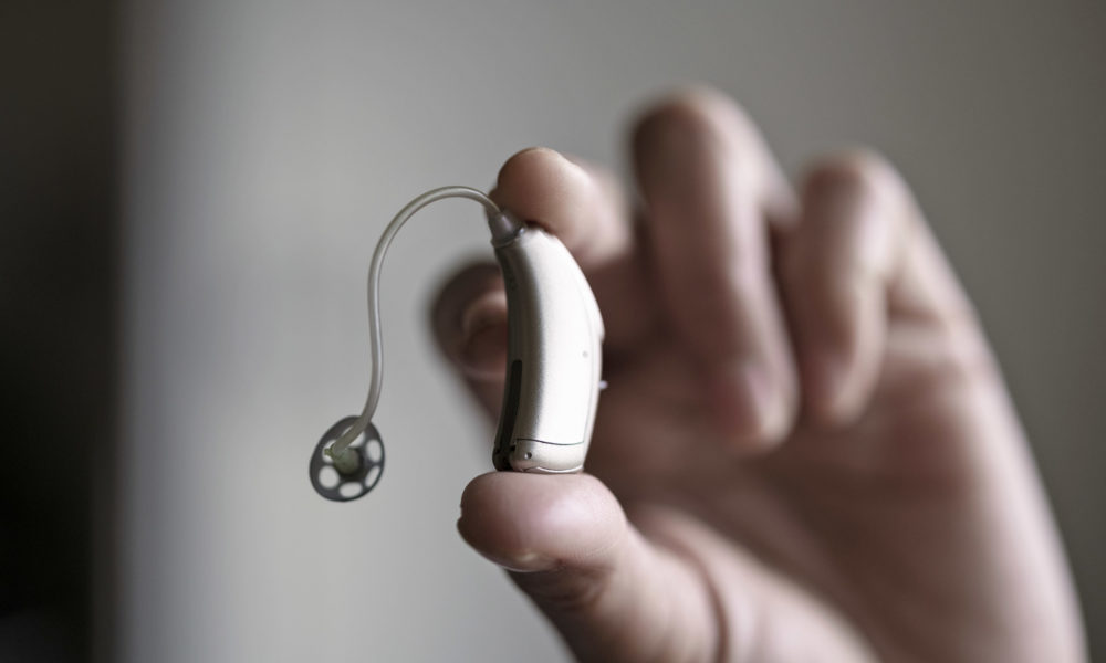 Photo of a hearing aid