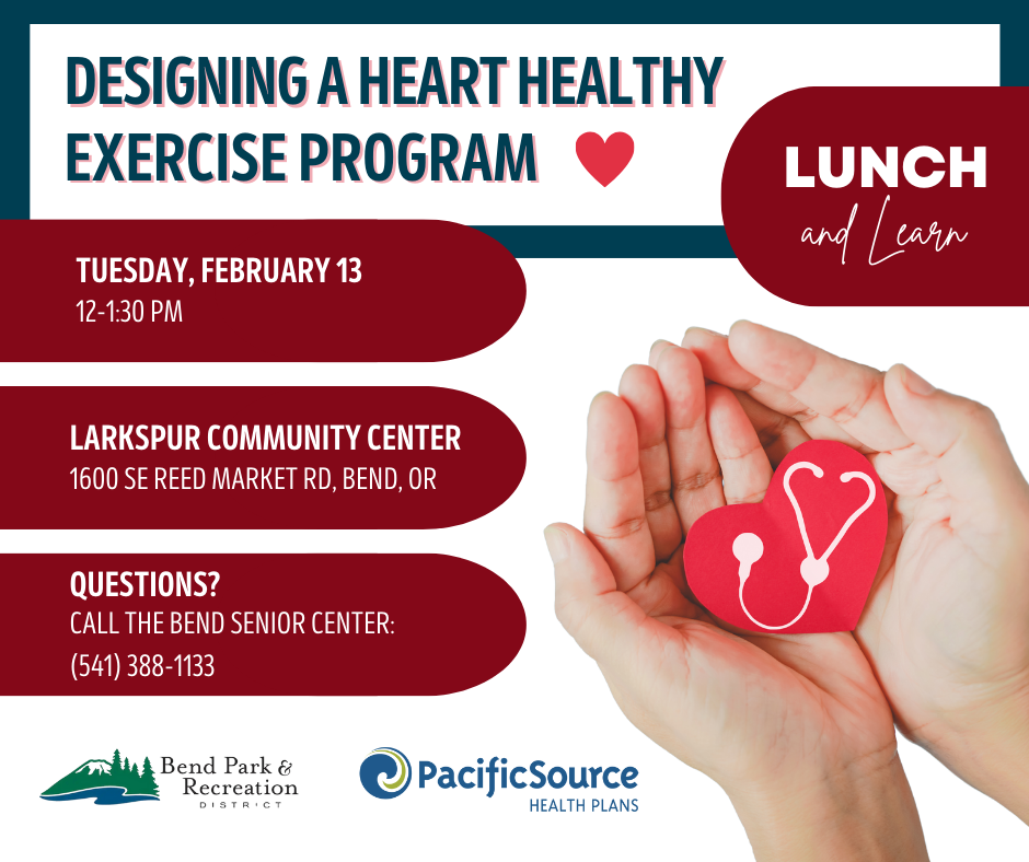 Design a heart healthy exercise program with resistance training, gauging your exercise intensity, and mobility options.