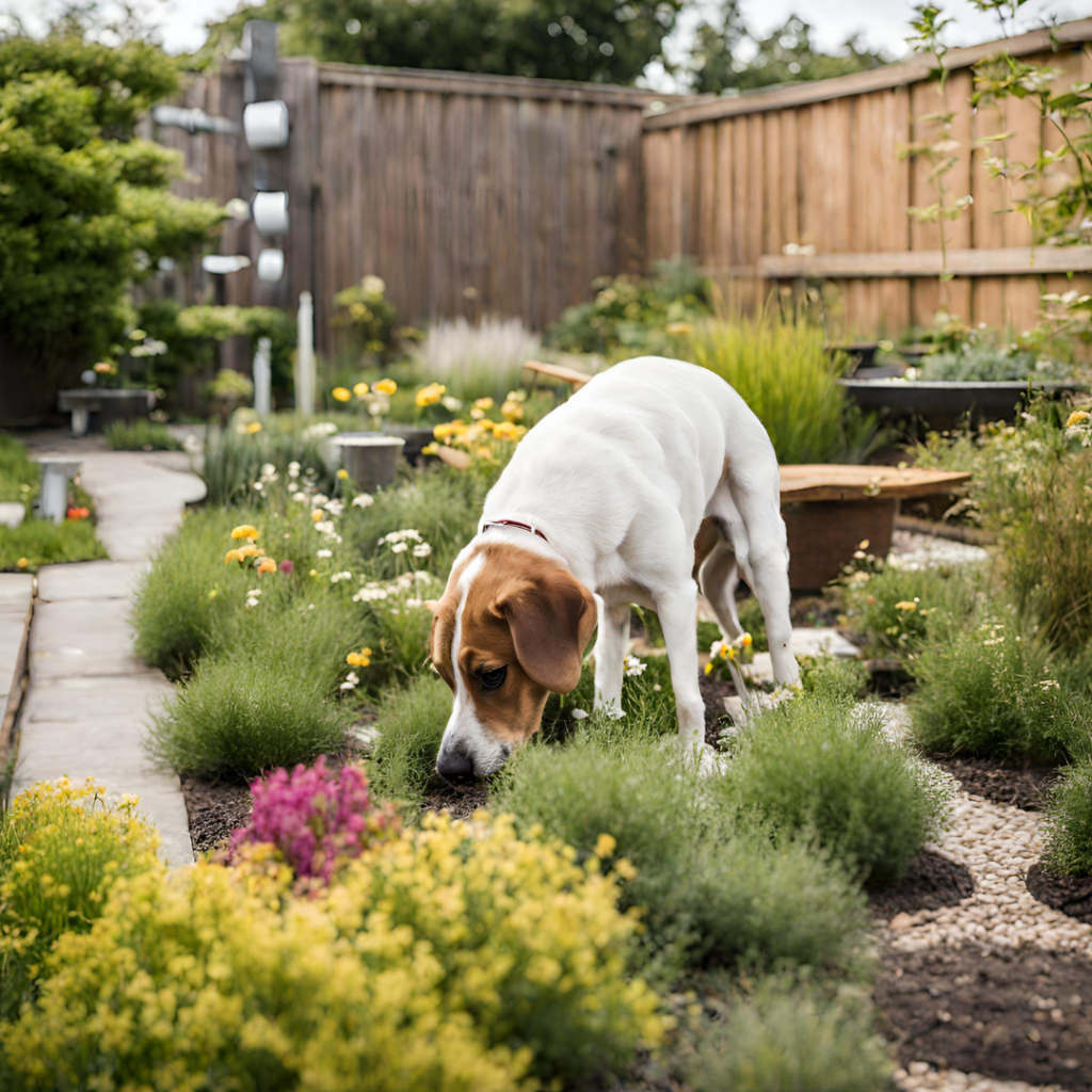 Use a sensory garden as an alternative to walking your dog